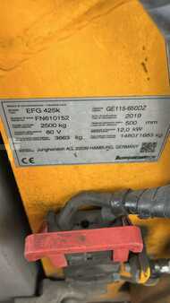 4-wiel elektrische heftrucks 2019  Jungheinrich EFG 425K (2)