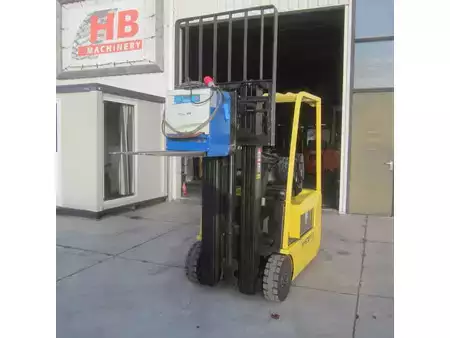 El truck - 3 hjulet 2006  Hyster J1.60 XMT, elek, triplex, side shift, accu 2024 (4)