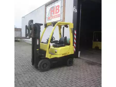 Gázüzemű targoncák 2008  Hyster H 1.8 FT, LPG-gas, triplo, side shift, kistenkantelaar. (1)