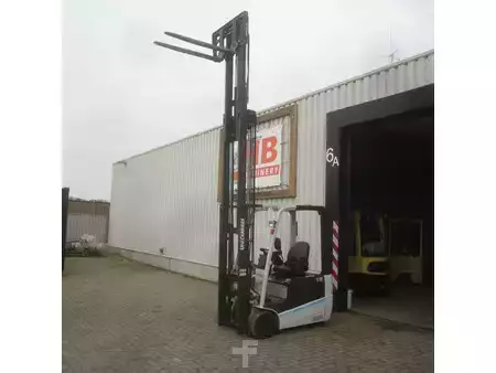 El Truck - 3-hjul 2015  Nissan Heftruck L16Q, elek., triplex, side shift, vorkverstelling. (6)