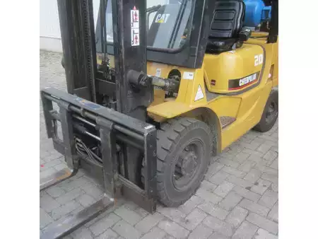 Chariots élévateurs GPL 2002  CAT Lift Trucks GP20K, LPG-gas, duplo, side shift, vorkverstelling. (10)