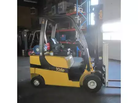 Gas truck 2015  Yale Heftruck GLP20LX, LPG, duplo, side shift. (3)