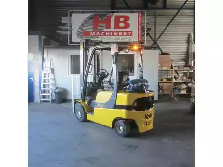 Gas gaffeltruck 2015  Yale Heftruck GLP20LX, LPG, duplo, side shift. (2)
