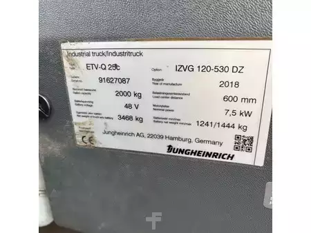 Carrelli elettrici 4 ruote 2018  Jungheinrich ETV Q25C 5300 DZ 1200mm POS (10)