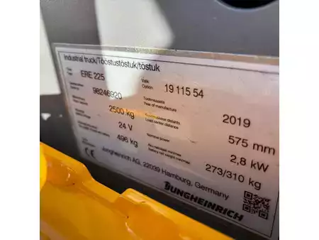 Transpallet elettrici 2019  Jungheinrich ERE 225 Extended fix 1150mm (5)