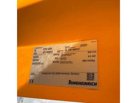 Elektro čtyřkolový VZV 2020  Jungheinrich ETV Q25 6800 DZ 1100mm POS (6)