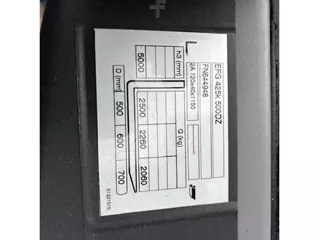 Elektro čtyřkolový VZV 2021  Jungheinrich EFG 425k 5000 DZ 1150mm SS+POS (6)