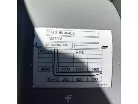 Chariots électriques à 3 roues 2018  Jungheinrich EFG 218k Li 4640 DZ 1150mm SS+POS (5)