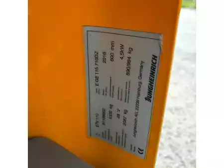 Skjutstativtruck 2016  Jungheinrich ETV 110 7100 DZ 1150mm SS (6)