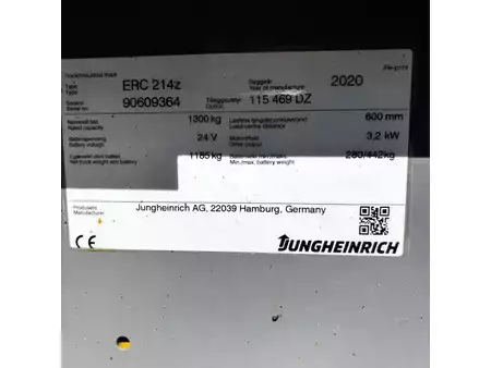 Ledestabler 2020  Jungheinrich ERC 214z 4690 DZ 1150mm (5)