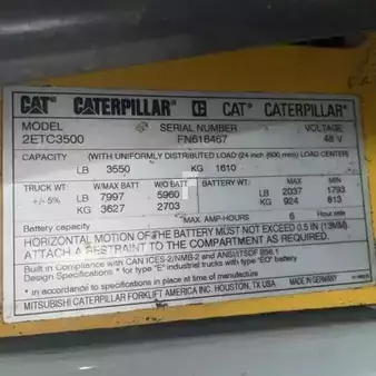 4-Wheel Electric  CAT Lift Trucks 2ETC3500 (1)