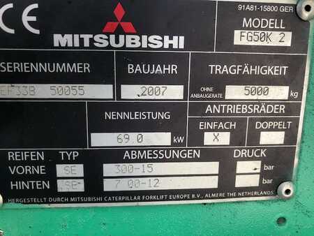 Treibgasstapler 2007  Mitsubishi FG 50 K 2 (10)