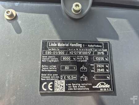4-wiel elektrische heftrucks 2015  Linde E80-01/900 (10)