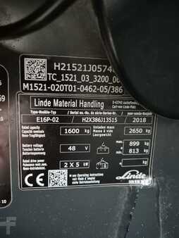 Carrelli elettrici 4 ruote 2018  Linde E16 PH-02 (5)