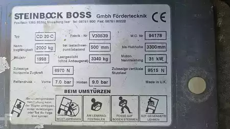 Carretilla elevadora diésel 1998  Steinbock Boss CD 20C (4)