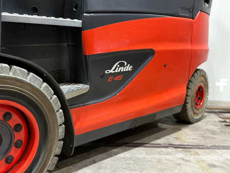 Elektro čtyřkolový VZV 2022  Linde E45 4x ventiel BJ2022 hoge cabine nette truck! (8)