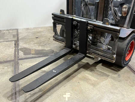 Elektromos 4 kerekű 2017  Linde E40-600 [[accu 77%]] Cabine Vorkversteller Sideshift Airco overdruk (5)