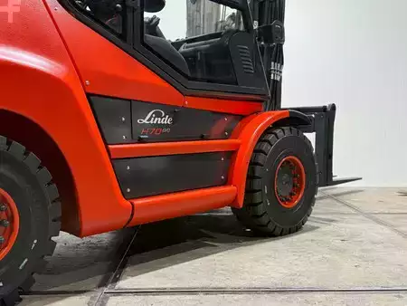 Dízel targoncák 2022  Linde H70D Triplex Vorkversteller Sideshift Nieuwe banden [[BJ2022]] (25)