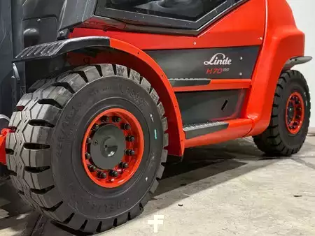 Dízel targoncák 2022  Linde H70D Triplex Vorkversteller Sideshift Nieuwe banden [[BJ2022]] (26)