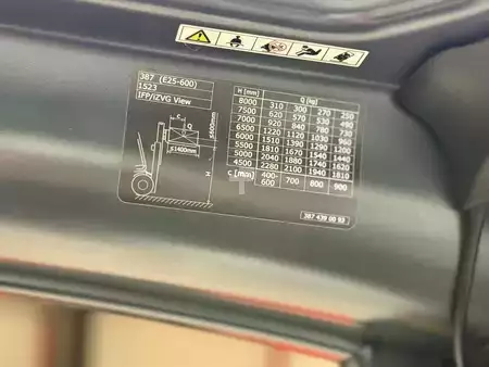 Elektromos 4 kerekű 2021  Linde E25-600 2021! 3000UUR! Triplex Vorkversteller Sideshift Nette machine! (15)