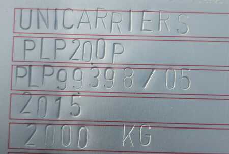 Nízkozdvižný vozík 2015  Unicarriers PLP200P (3 in stock!)  (6)