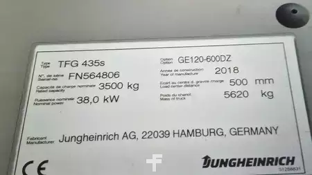 Gas truck 2018  Jungheinrich TFG 435s (3)