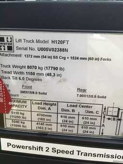 Propane Forklifts 2015  Hyster H120FT (1)