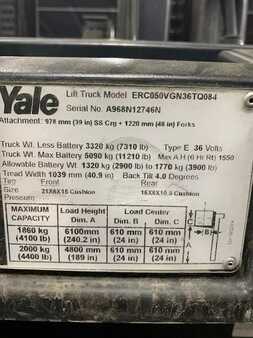 Eléctrica de 4 ruedas 2015  Yale ERC050VG (8) 