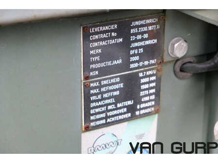 Dieselový VZV 2000  Jungheinrich DFG 25 | MARGE | forklift heftruck gabelstapler (25)