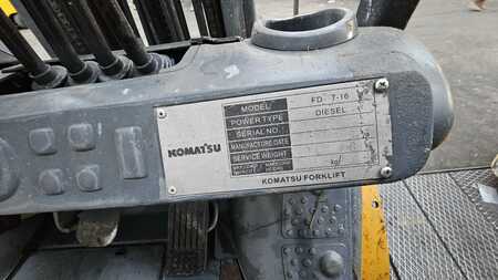 Wózki widłowe diesel - Komatsu FD25T16 (2)