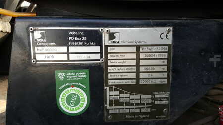 Dieseltrukki 1996  Valmet TD 2512S-A2540 (9)