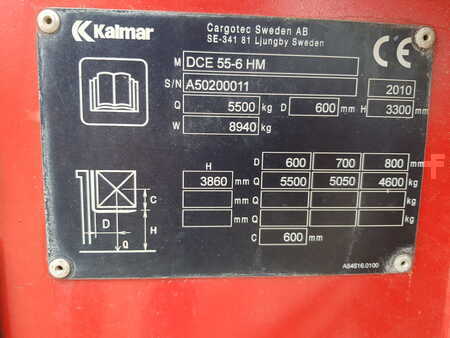 Diesel heftrucks 2010  Kalmar DCE55-6HM (7)