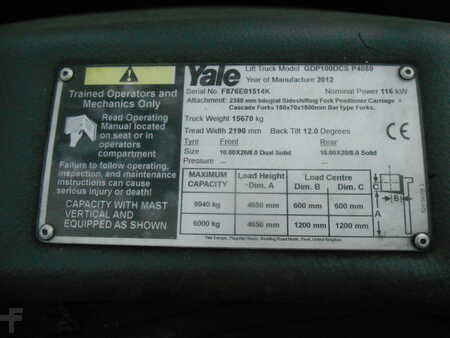 Diesel Forklifts 2012  Yale gdp100 (10)