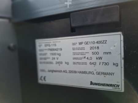 3-wiel elektrische heftrucks 2018  Jungheinrich EFG115 (5)
