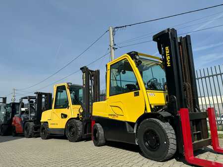 LPG VZV 2017  Hyster H 5.00FT // Triplex 5000 mm  // 2017 year // Like new  // Only 3616 hours (2)