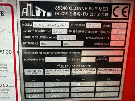 Čtyřcestný vysokozdvižný vozík 2007  AMLIFT Combilift  C4000 // DIESEL // 2007 year // Only 7091 hours/Sold to Austria (8)