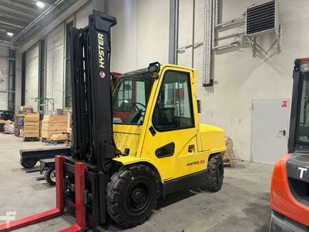 Wózki widłowe diesel-Hyster-H 5.5XM Diesel / Full cabin / Only 6089 hours / Forks Positioner