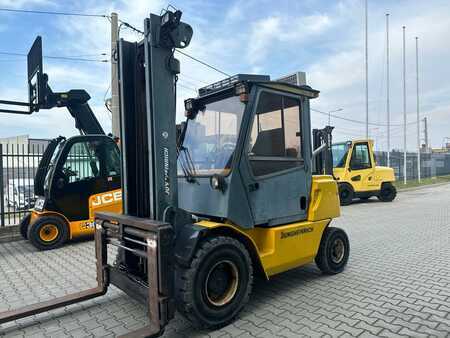 Wózki widłowe diesel-Jungheinrich-DFG45 //Positioner + sideshift/Air condition/Full cabin