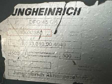 Diesel heftrucks 2002  Jungheinrich DFG45 //Positioner + sideshift/Air condition/Full cabin (14)