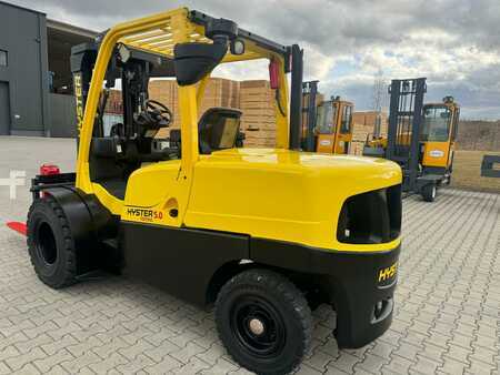 Carrelli elevatori diesel 2010  Hyster H 5.0 FT //Triplex // Container version (9)