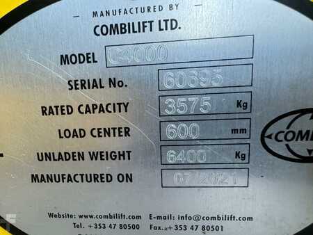 Wózki 4-kierunkowe 2021  Combilift C4000 /2021 year/LPG / 1708 hours !!! (13)