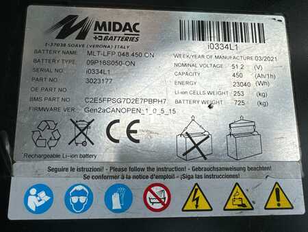Chariots électriques à 3 roues 2021  Doosan B15T-7/ 2021 year/ lithium battery//New price/New price (8)