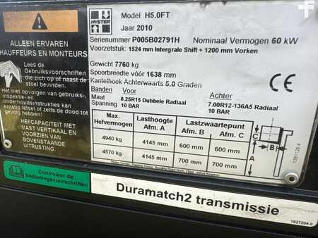 Dieselstapler 2010  Hyster H 5.0 FT /Container version/New price (17)