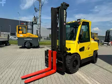 Carrelli elevatori diesel 2004  Hyster H 5.5XM Diesel / Full cabin / Only 6135 hours / Forks Positioner (13)