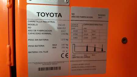 Gerbeur à conducteur porté debout 2017  Toyota SSE135 (7)