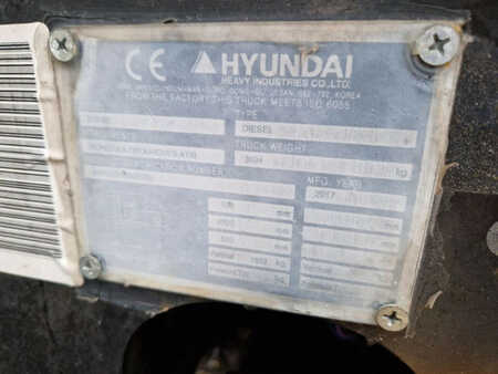 Carrello elevatore diesel 2017  Hyundai 25D-9E (10)