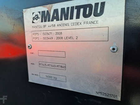 Empilhador telescópico-Fixo 2022  Manitou MT1440E (24)