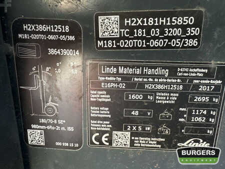 Elektromos 4 kerekű 2017  Linde E16PH-02 (7)