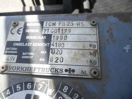 Diesel Forklifts 1996  TCM fb 25 h 5 fb 25 h5 (6)