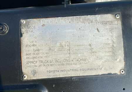 Propane Forklifts 1992  Toyota 42-5FG25 (5)